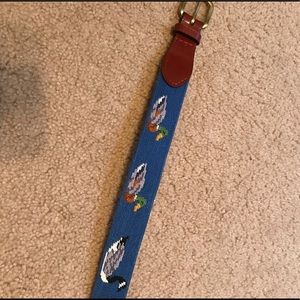 Smathers & Branson DuckDuckGoose Needlepoint Belt